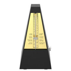 3d rendering illustration of a metronome