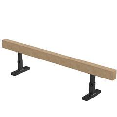 3d rendering illustration of a mini balance beam