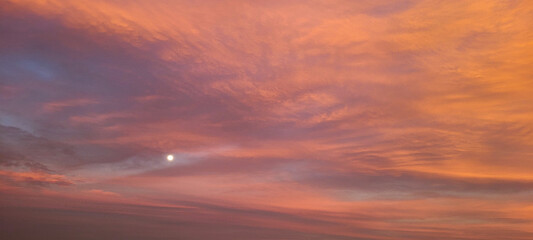 sunset background in late afternoon in brazil