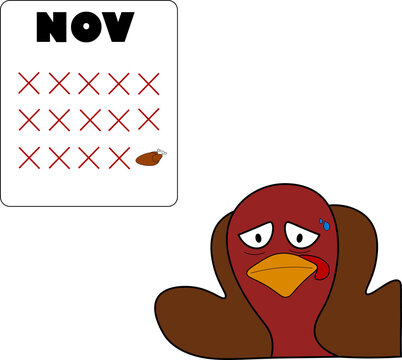 Tukey looking at November calendar