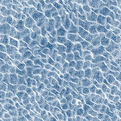 Geometric l decorative seamless pattern, line, stripe, doodle , plaid  geo wallpaper. Blue Jeans background with  grunge texture.