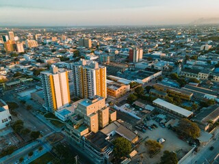 Fototapeta na wymiar Barranquilla, desde los cielos