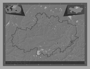 Aqmola, Kazakhstan. Bilevel. Major cities