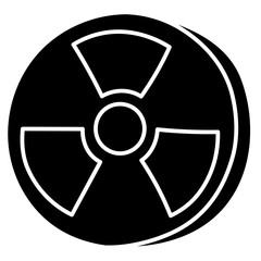 RADIATION glyph icon