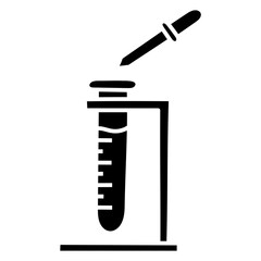 TEST TUBE 6 glyph icon