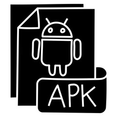 APK glyph icon