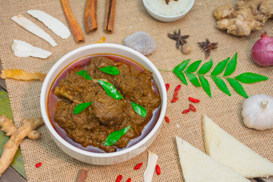 goat or beef curry thai food malaysia