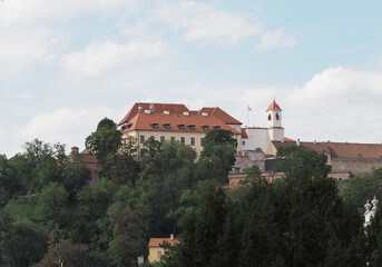 Fototapeta na wymiar Spielberg castle in Brno