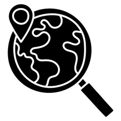 SEARCHING glyph icon