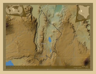 Baringo, Kenya. Physical. Labelled points of cities