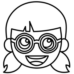 NERD line icon