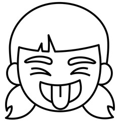 TONGUE 2 line icon