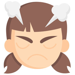 ANGRY flat icon