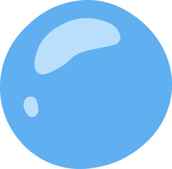 Cute bubble Illustration for design element