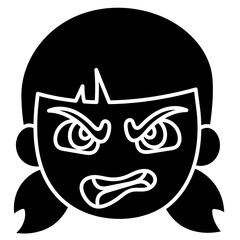 ANGRY glyph icon