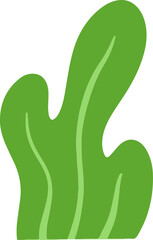 Cute sea plant Illustration for design element