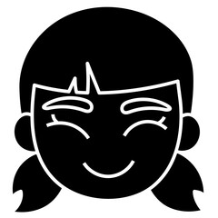 HAPPY glyph icon