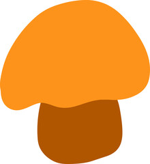 Cute mushroom Illustration for design element