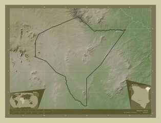 Mandera, Kenya. Wiki. Labelled points of cities