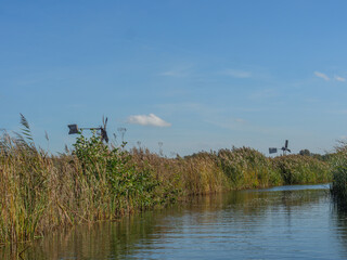 Das Dorf Giethoorn in den Niiederlanden