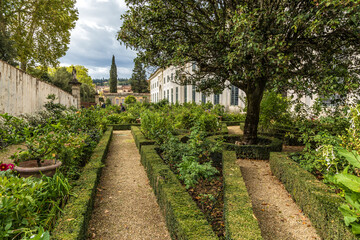 Florence, Italy. Landscape design in the Boboli Gardens (UNESCO list)