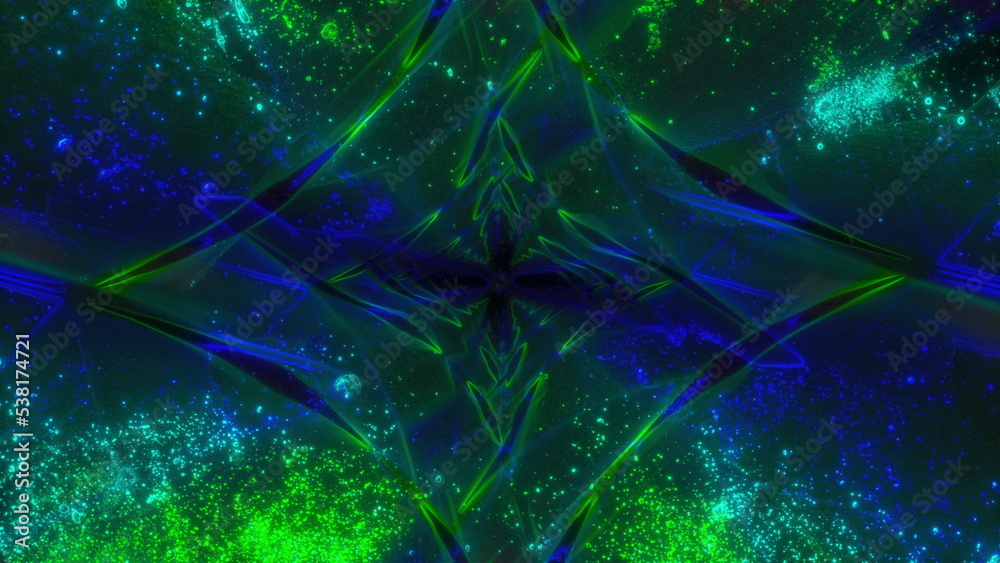 Poster Abstract background with lines. Computer generated 3d render