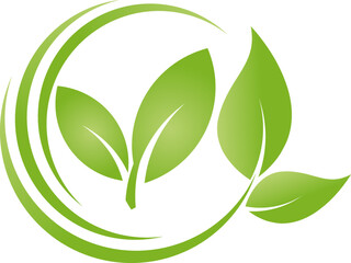 Blätter, Pflanzen, Gesundheit, Gärtner und Heilpraktiker Logo