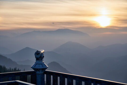 view from the top of the mountain