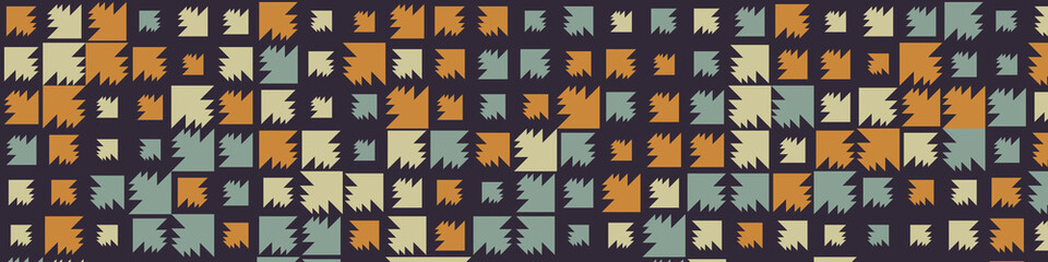 Abstract Color Halftone Dots generative art background illustration