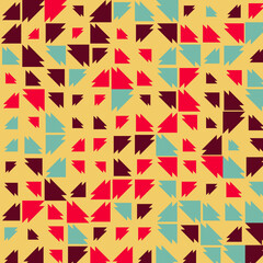 Abstract Color Halftone Dots generative art background illustration