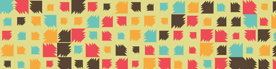 Abstract Color Halftone Dots generative art background illustration