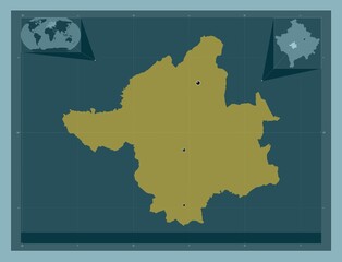 Malisheve, Kosovo. Solid. Major cities