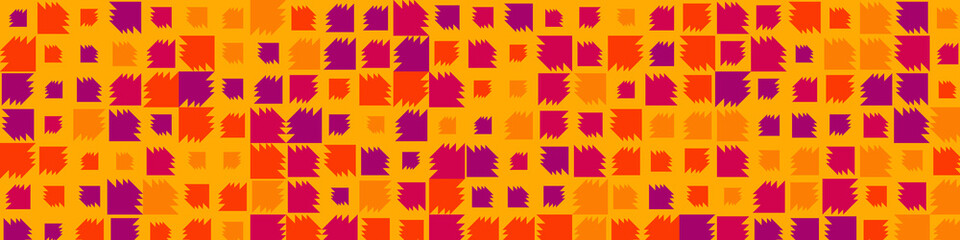 Abstract Color Halftone Dots generative art background illustration