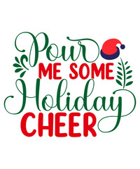 Fototapeta premium Christmas Svg, Christmas Quotes Svg, Funny Quotes Svg, Santa Svg, Snowflake Svg