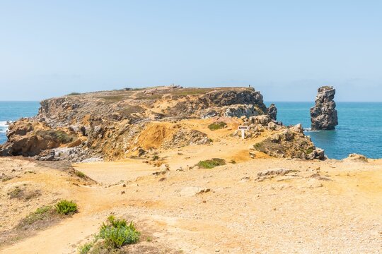 Beach of the Papoa island in Portugal