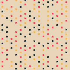 Abstract Color Halftone Dots generative art background illustration