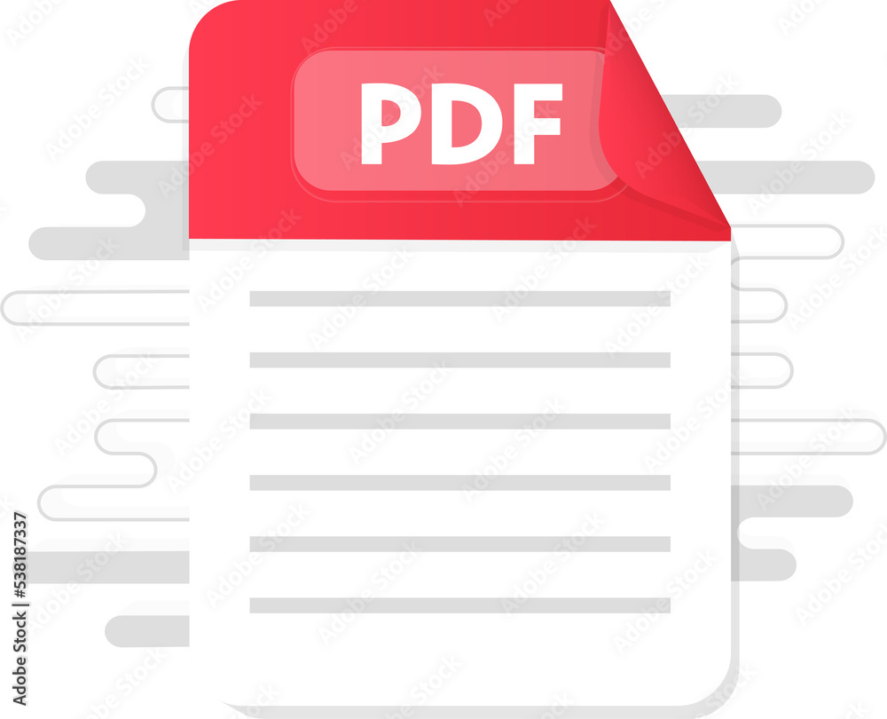 Poster pdf file icon. flat design graphic illustration. vector pdf icon