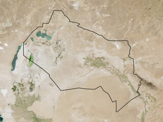 Qyzylorda, Kazakhstan. Low-res satellite. No legend