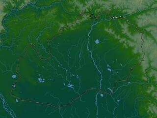 West Kazakhstan, Kazakhstan. Physical. No legend