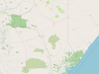 Garissa, Kenya. OSM. No legend