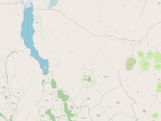 Marsabit, Kenya. OSM. No legend