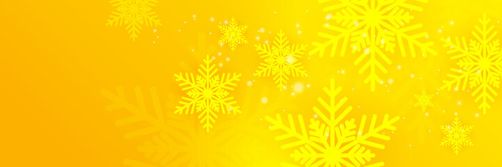 Red and white christmas snowflake banner background with text space