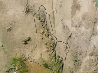 West Pokot, Kenya. Low-res satellite. No legend