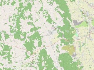 Drenas, Kosovo. OSM. No legend