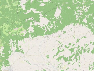 Istog, Kosovo. OSM. No legend