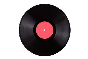 Gramophone record on an isolated background.