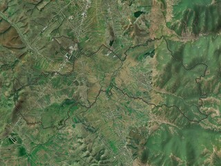 Partesh, Kosovo. High-res satellite. No legend