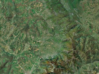 Suhareka, Kosovo. High-res satellite. No legend