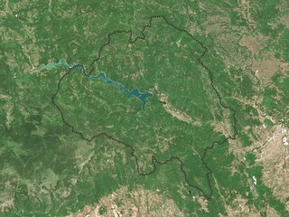Zubin Potoku, Kosovo. Low-res satellite. No legend