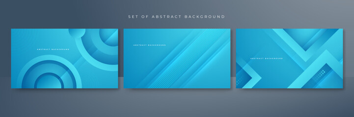 abstract blue background. Vector abstract graphic design banner pattern presentation background web template.